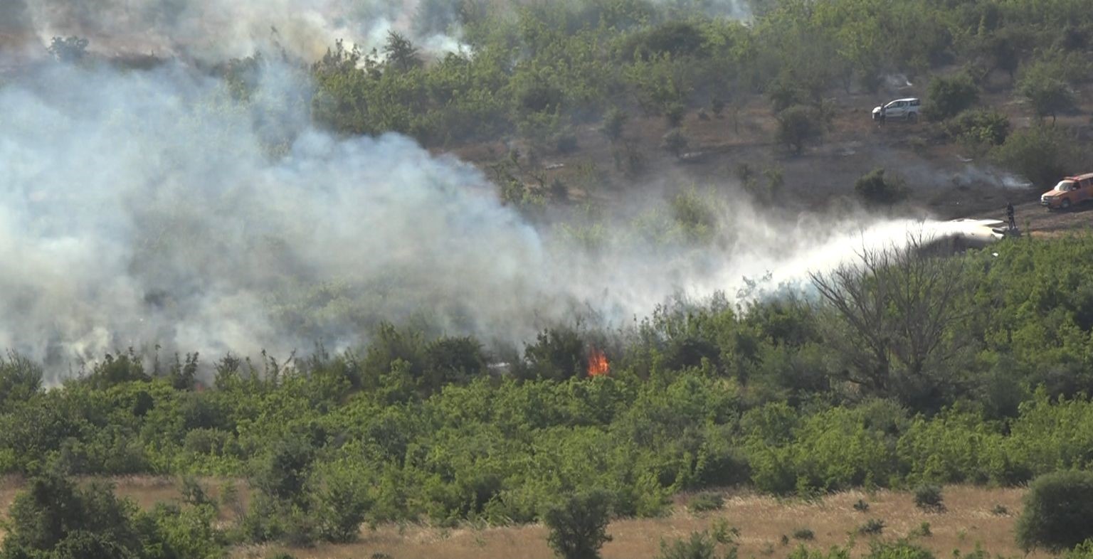 Kırklareli’nde ağaçlık alanda yangın: 150 dekar alan zarar gördü