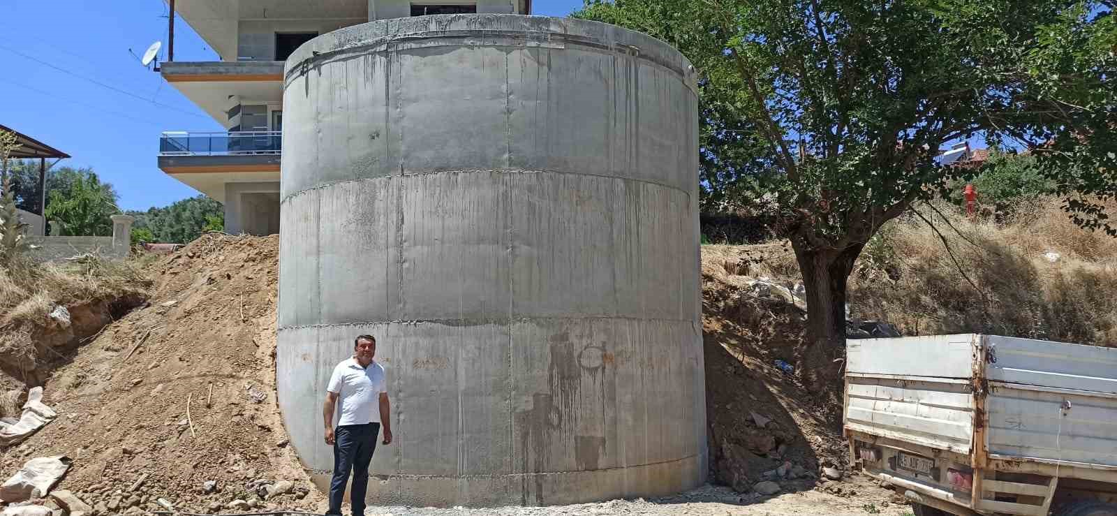 Karacaali Mahallesi’ne 105 tonluk yangın su deposu