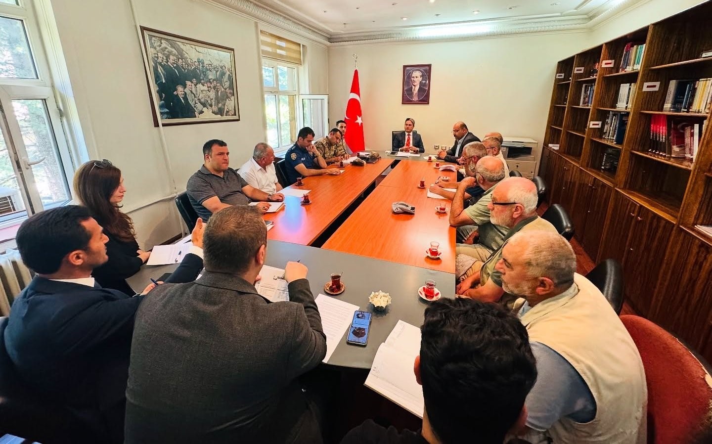 Başbağlar Şehitlerini Anma Programı için güvenlik toplantısı düzenlendi