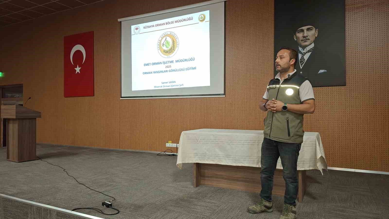 Hisarcık’ta yangın eğitimi