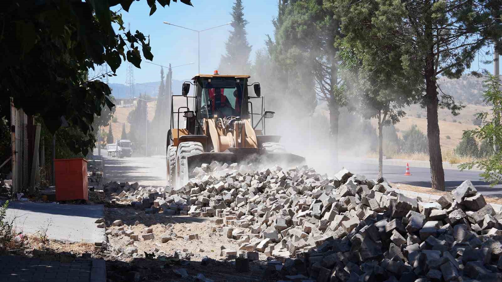 Kahramanmaraş’ta yol çalışmaları