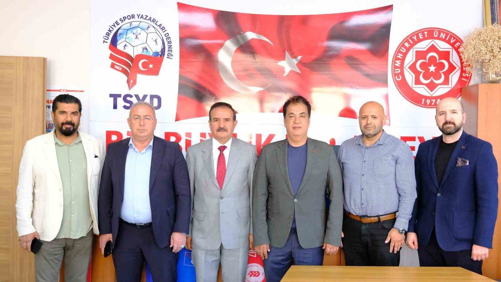 Sivas Cumhuriyet Üniversitesi ve Türkiye Spor Yazarları Derneği işbirliği