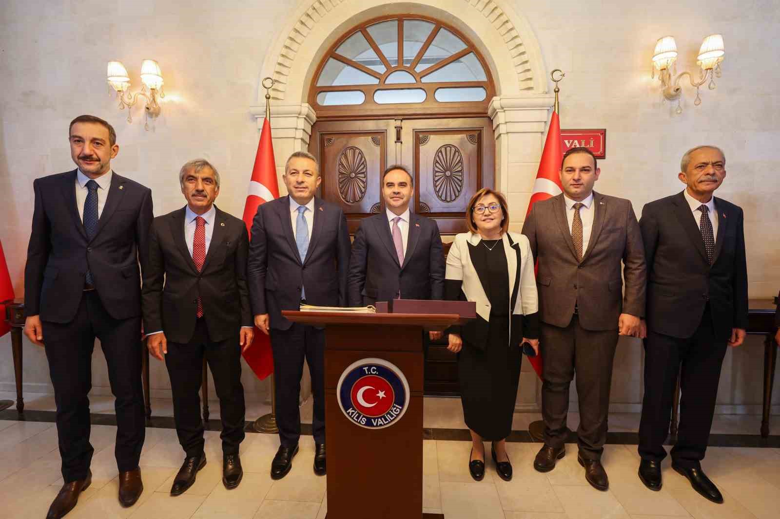 Sanayi ve Teknoloji Bakanı Mehmet Fatih Kacır Kilis’te