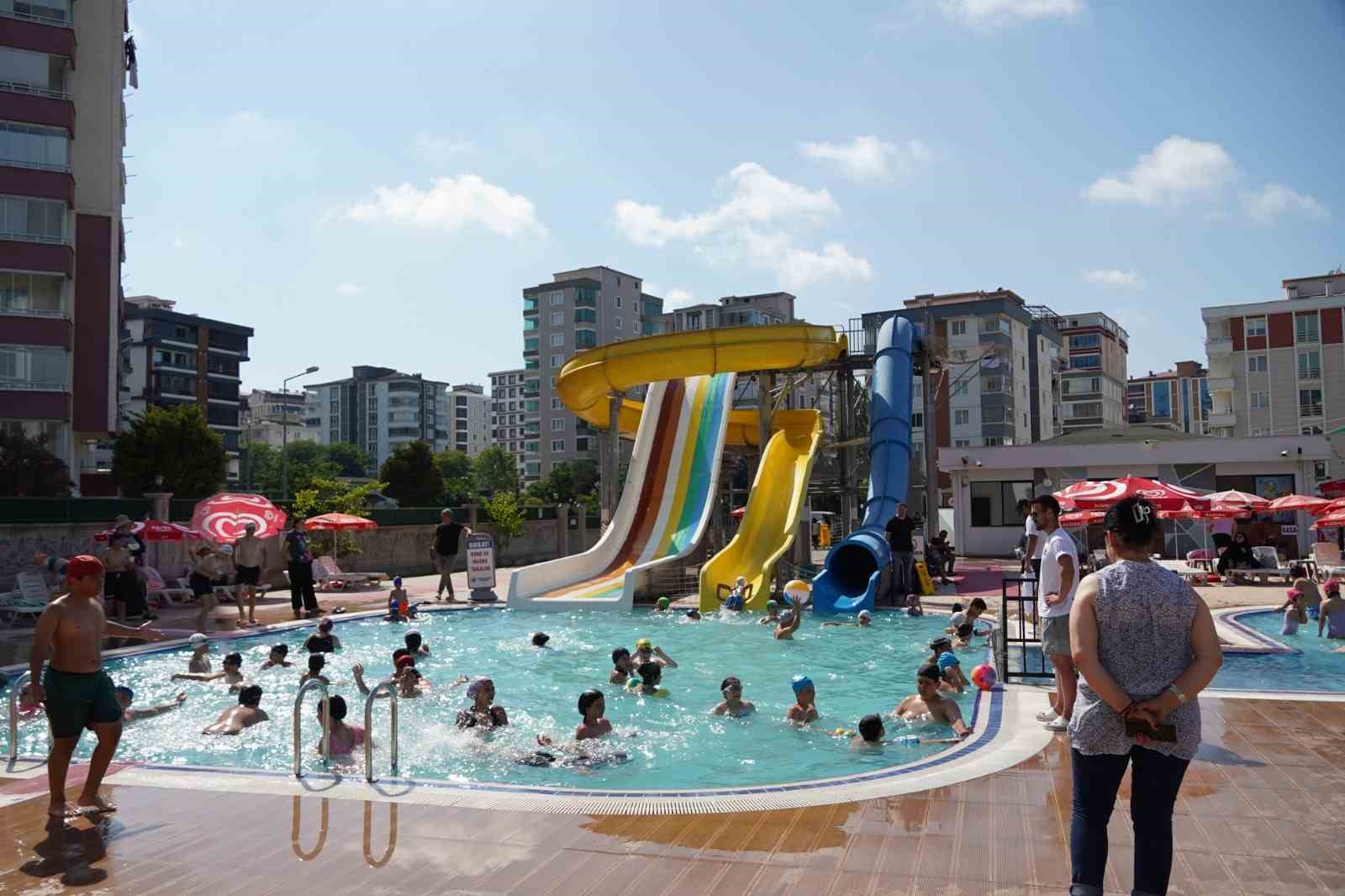 Atakum Belediyesi Aquapark’a yoğun ilgi
