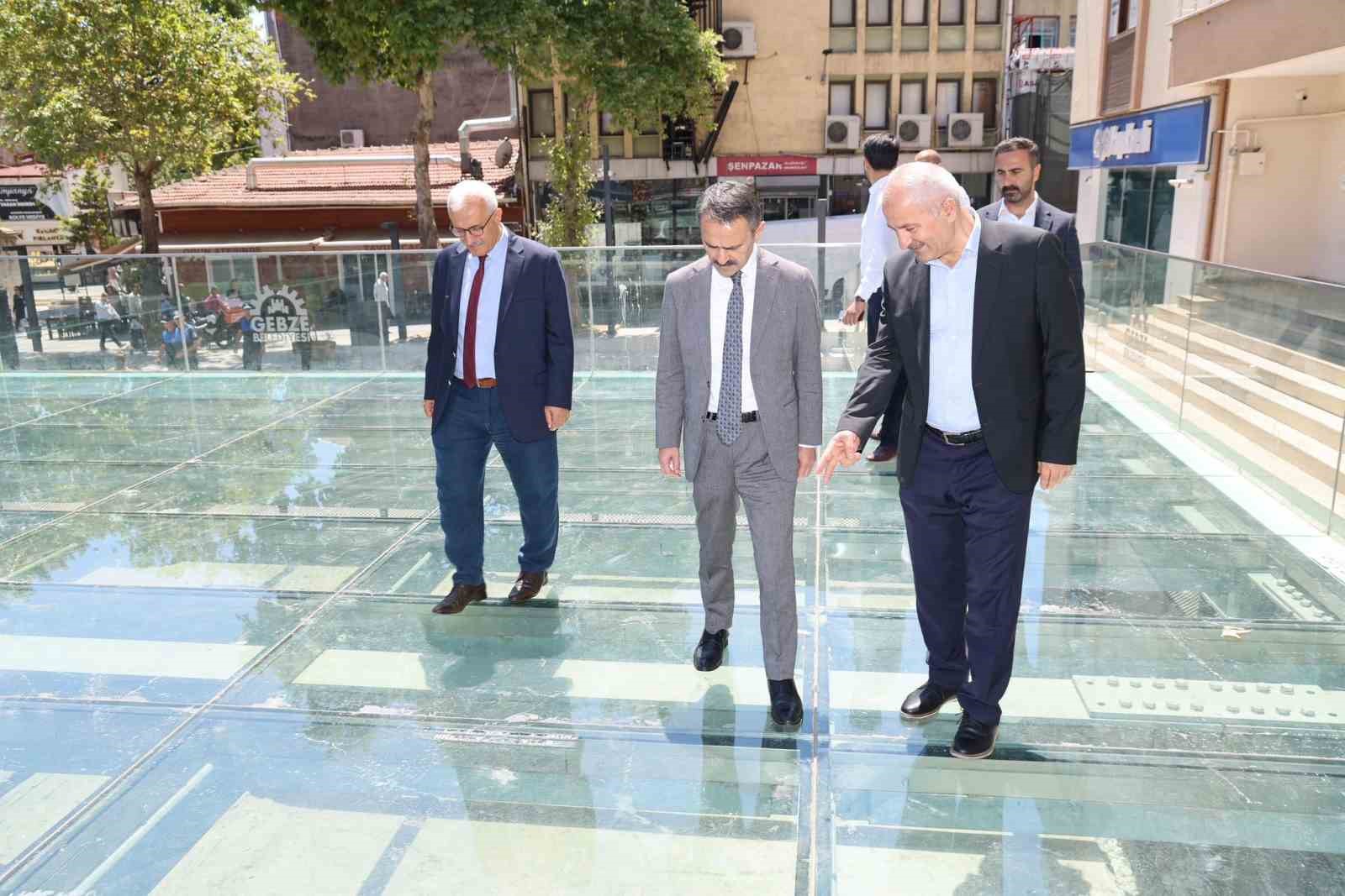 Vali Aktaş, Gebze’de yatırımları yerinde inceledi