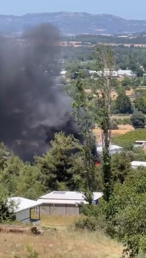 Bursa’da korkutan yangın