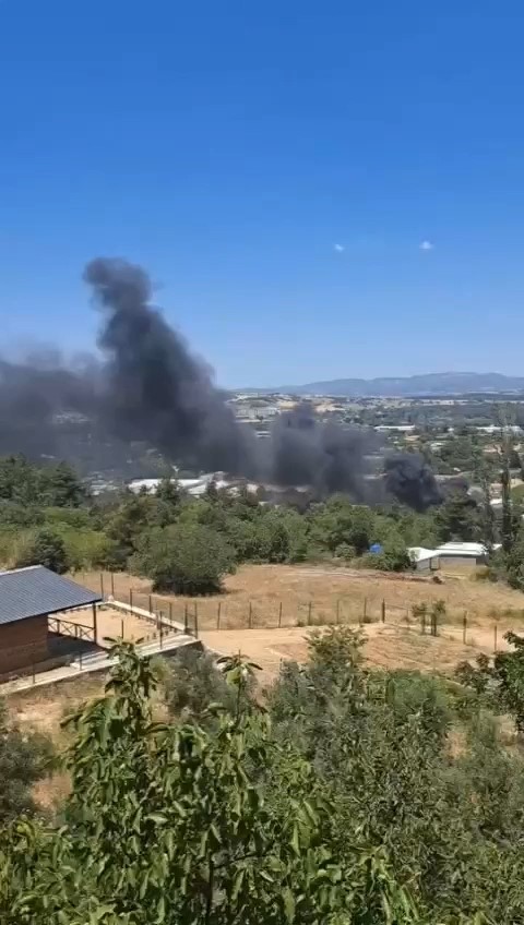 Bursa&rsquo;da korkutan yangın
