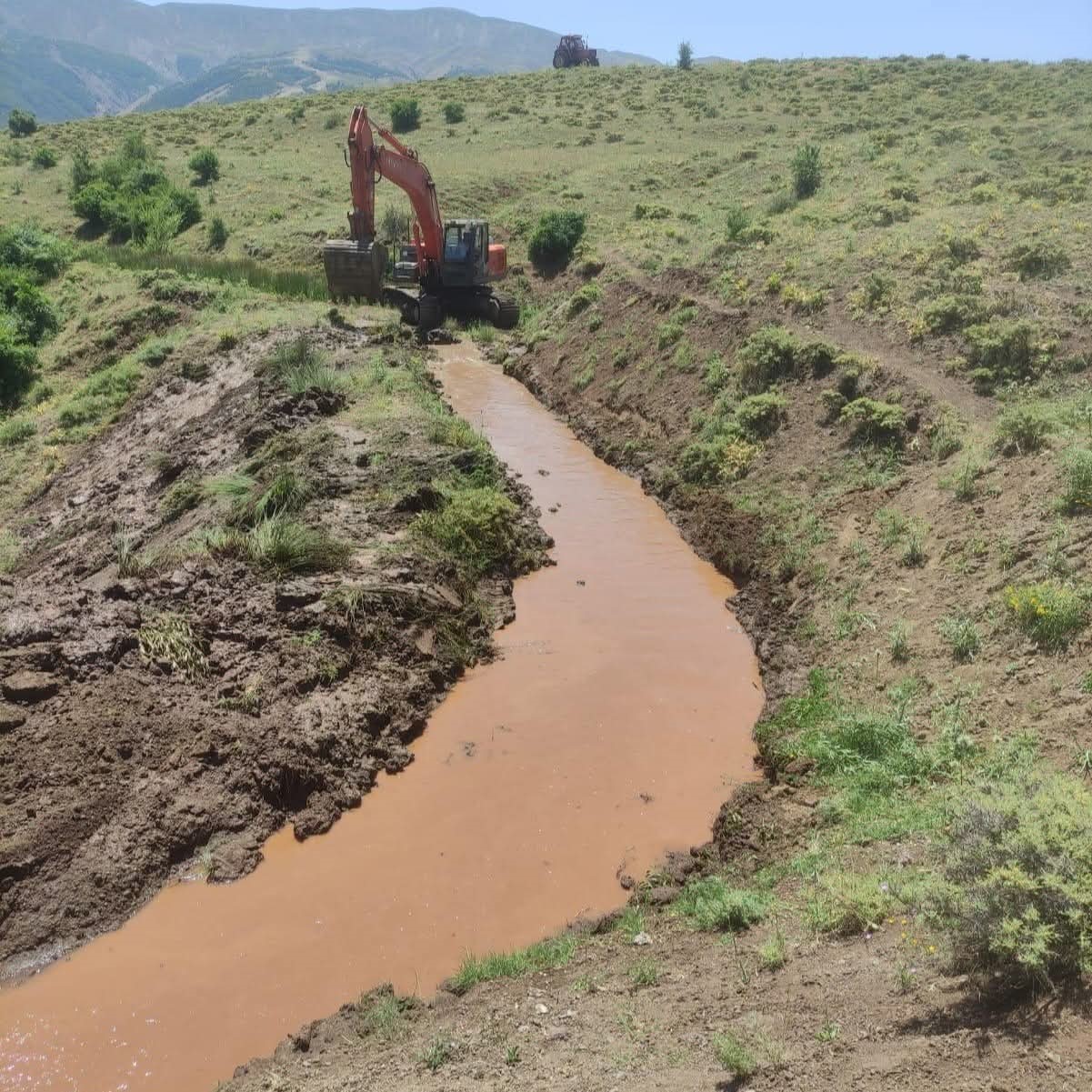 Yedisu&rsquo;da altyapı &ccedil;alışmaları
