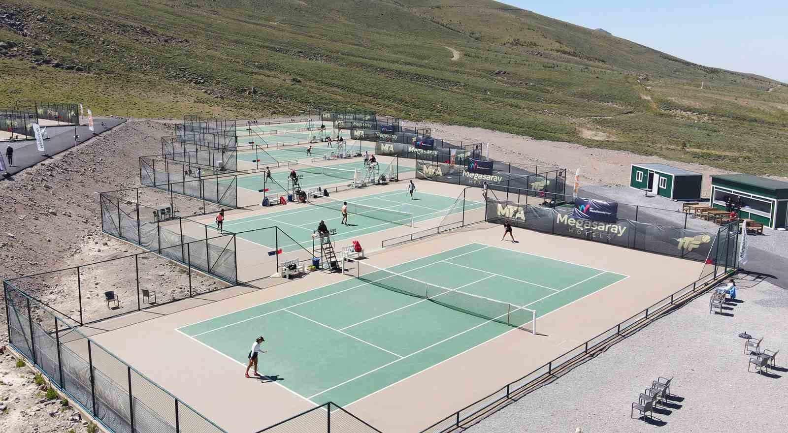 Erciyes&rsquo;teki D&uuml;nya Tenis Turu&rsquo;nda finaller pazar g&uuml;n&uuml; oynanacak
