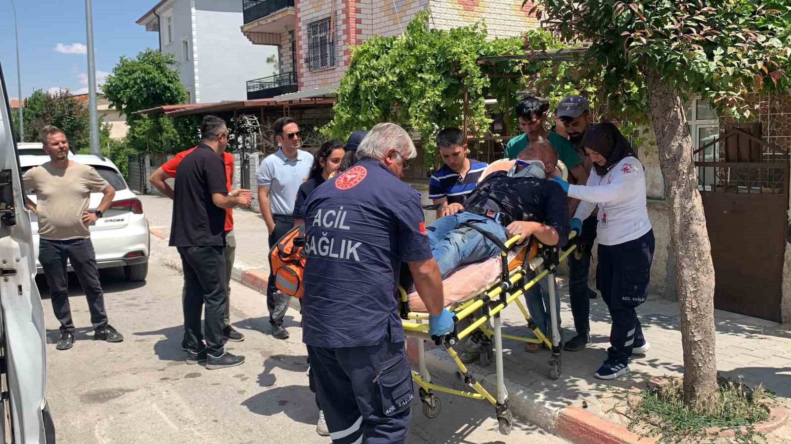 Karaman’da elektrik akımına kapılan şahıs ölümden döndü