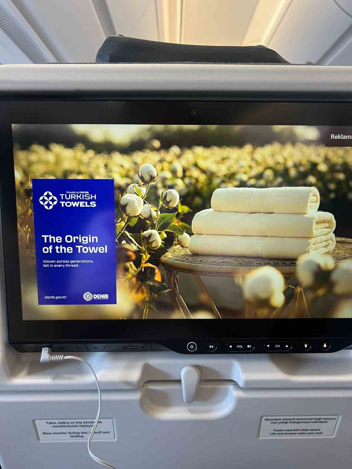 Türk havlusu uçuşta