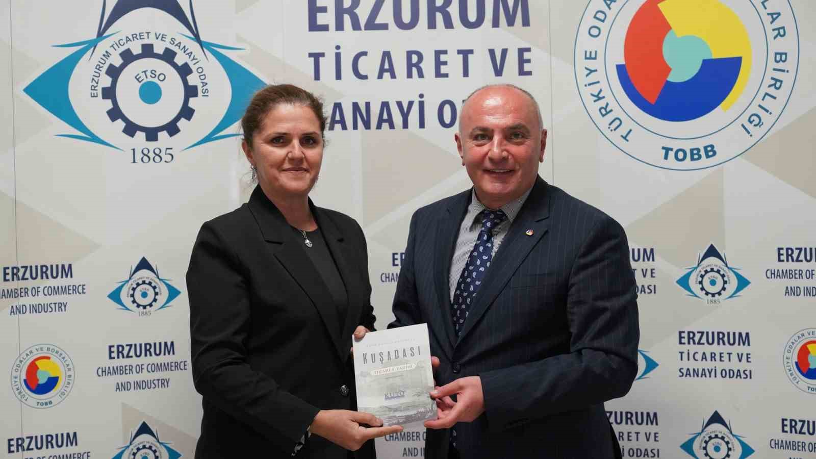 Kuşadası Kadın Girişimciler Kurulu Başkanı Zeytin’den Başkan Özakalın’a ziyaret