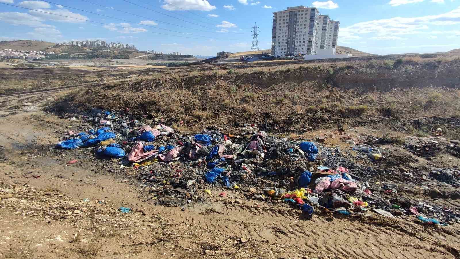 Ankara’da ekili arazideki yangın kontrol altına alındı