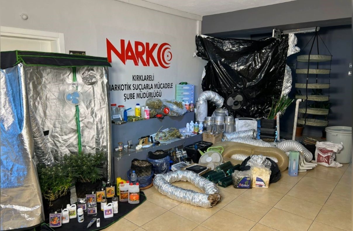 Kırklareli’nde uyuşturucu operasyonu: 3 gözaltı