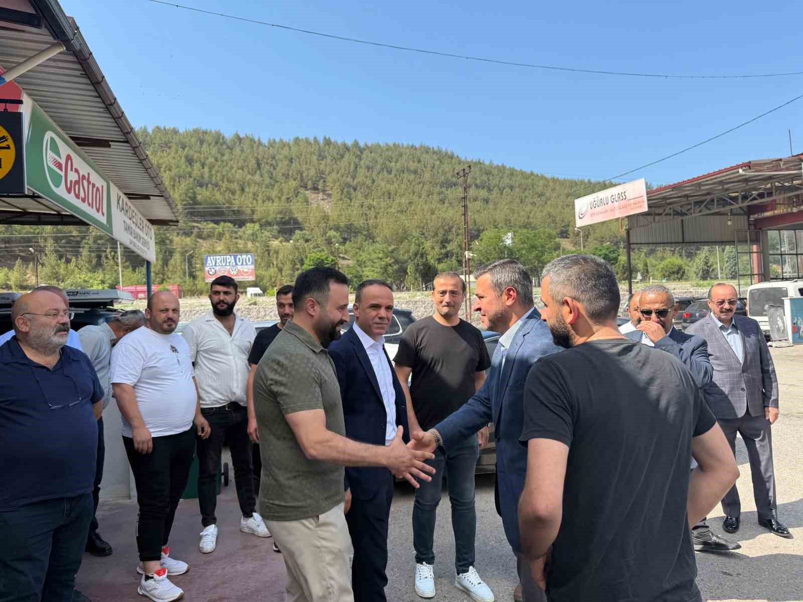 Başkan Çetinkaya sanayi esnafı ile bir araya geldi