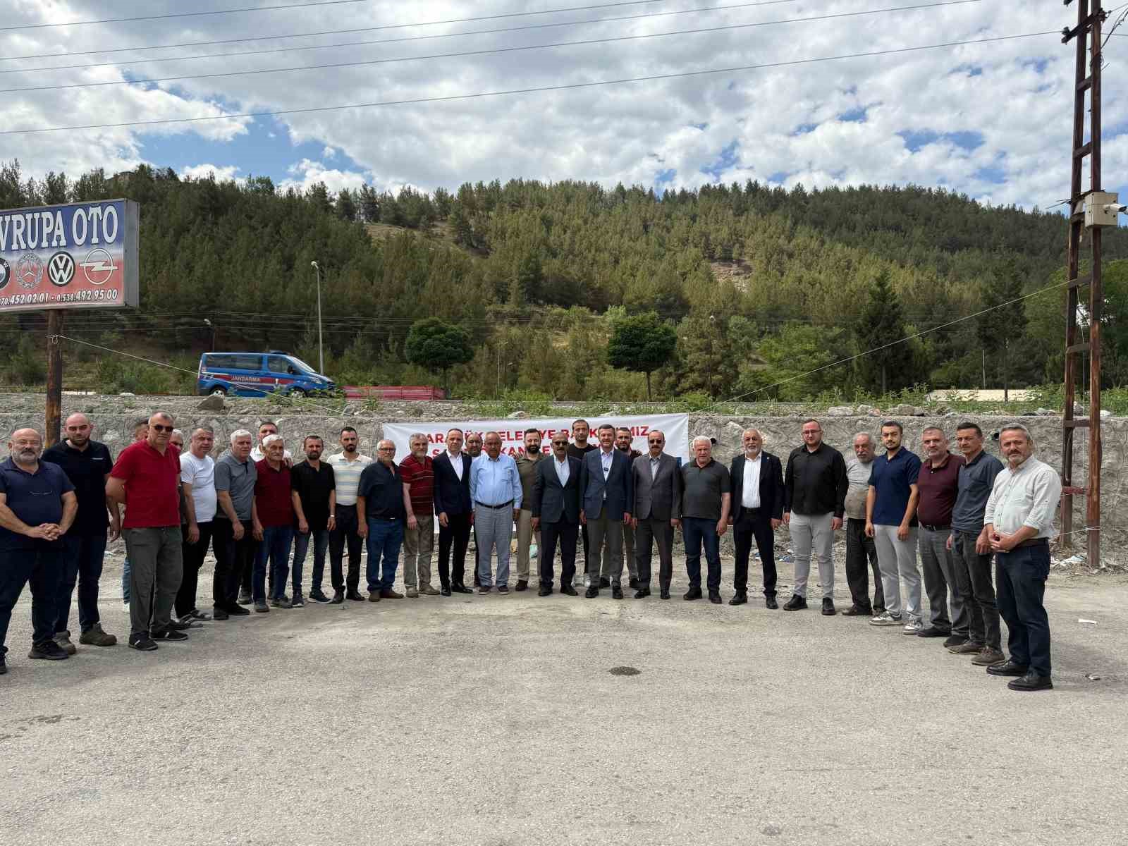 Başkan &Ccedil;etinkaya sanayi esnafı ile bir araya geldi
