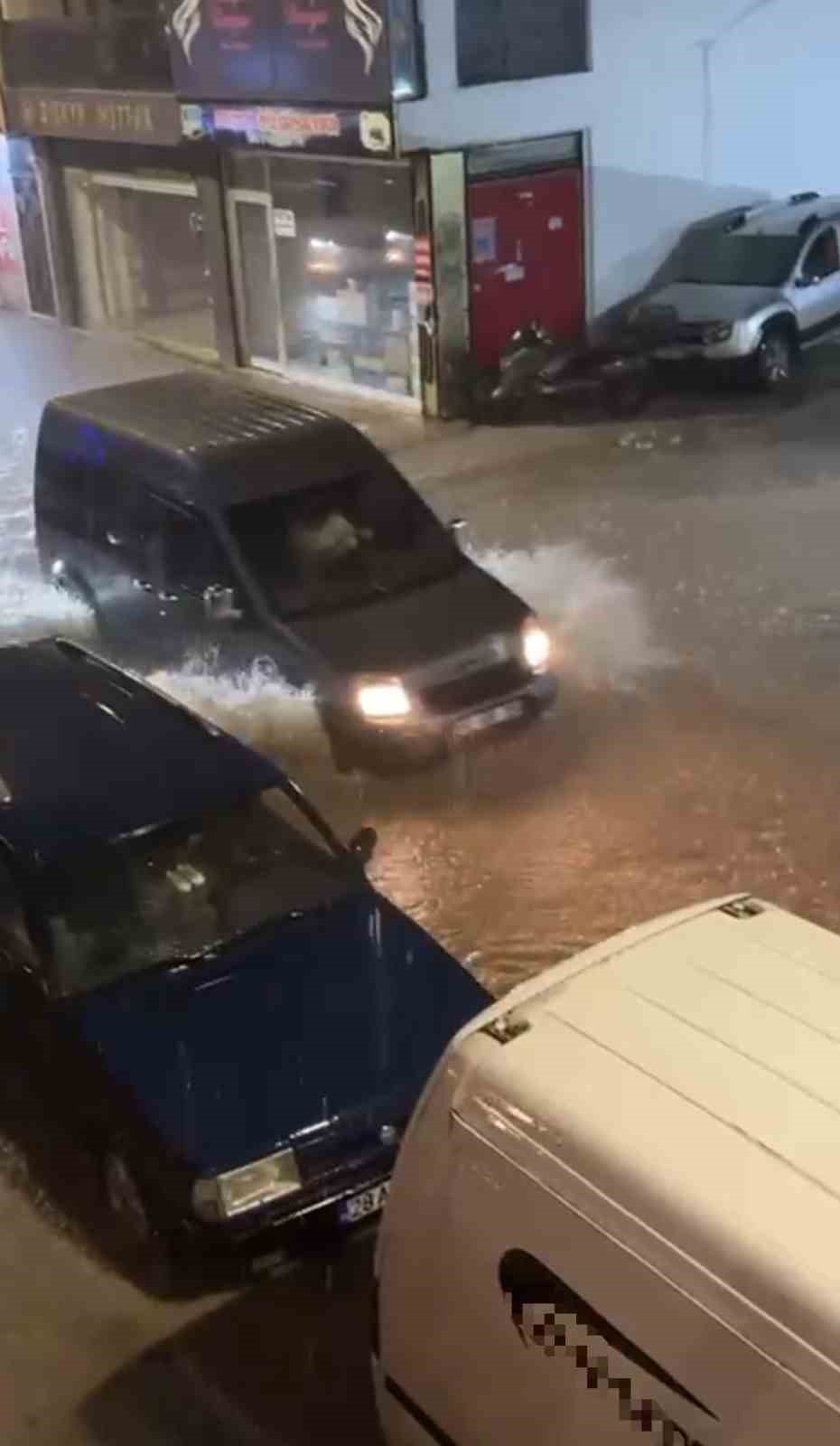 Ordu&rsquo;da sağanak etkili oldu
