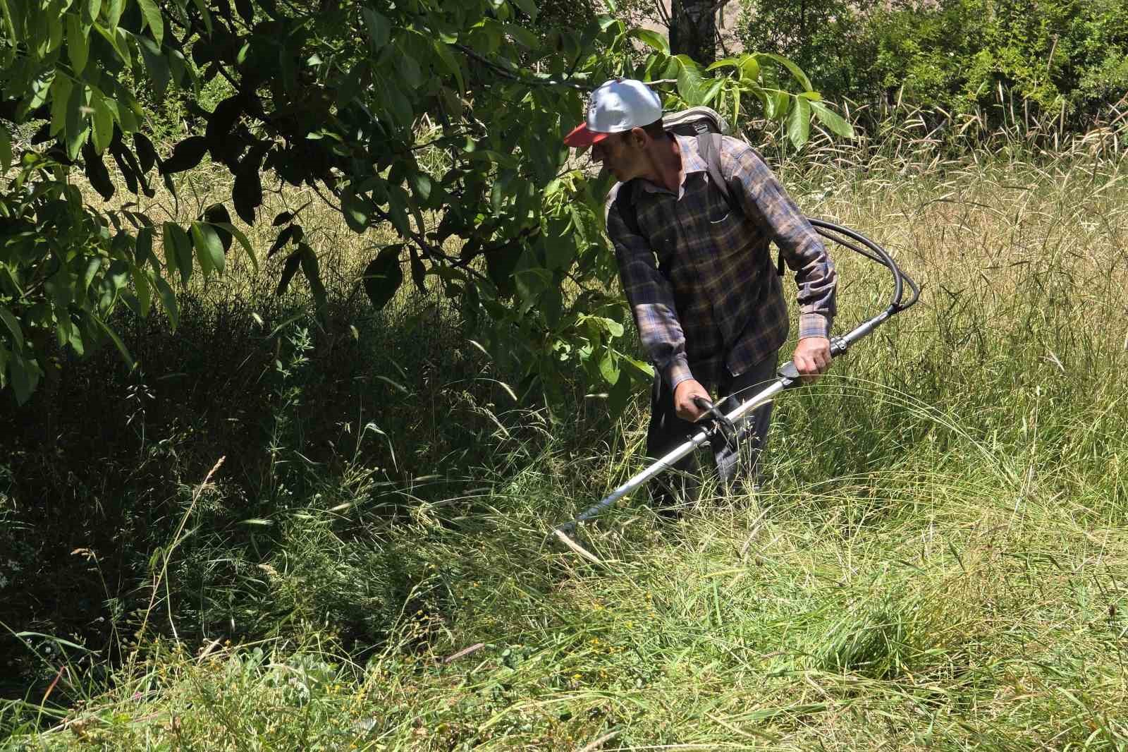 Gümüşhane’de ot biçme geleneği değişti, tırpanlar müzeye kalktı
