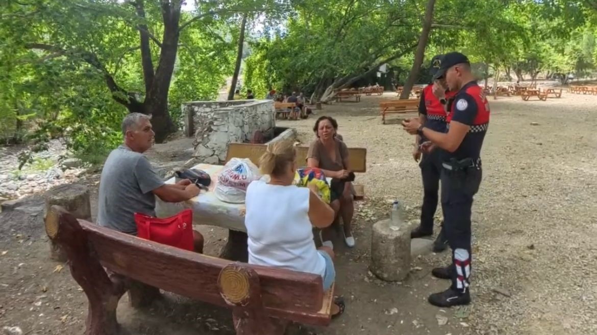 Kazdağları’nda jandarmadan yangın denetimi