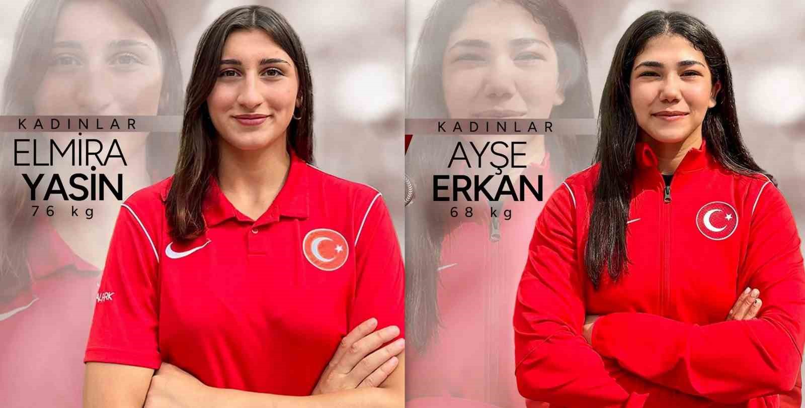 Erzincanlı güreşçilerden 2 bronz madalya