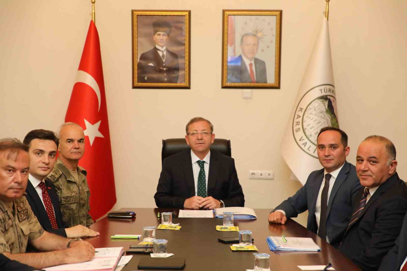 Kars’ta il güvenlik ve asayiş toplantısı düzenlendi