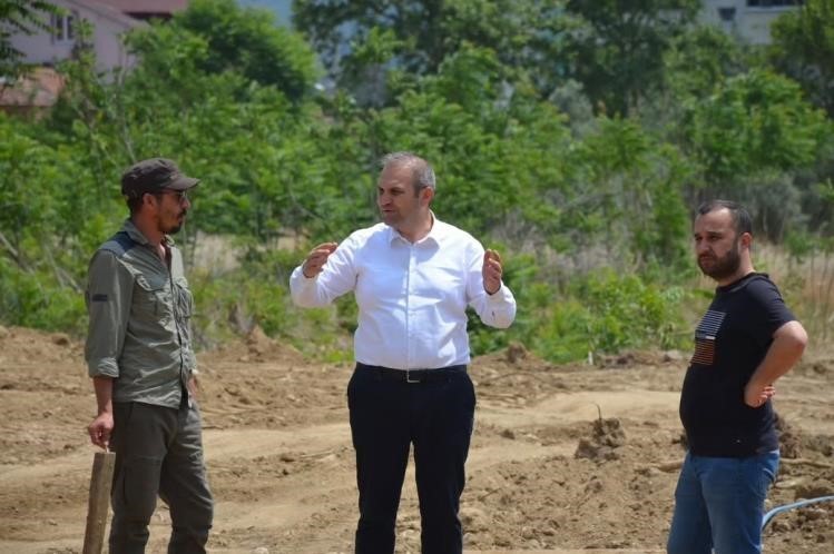 Bayırköy’de yeni imar alanında çalışmalar başladı