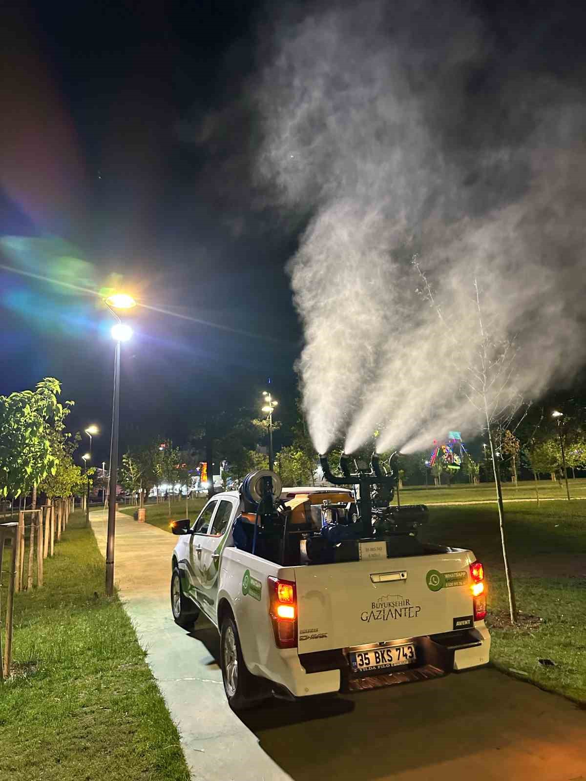 Gaziantep B&uuml;y&uuml;kşehir&rsquo;den kene ve diğer zararlılara karşı tedbir ama&ccedil;lı ila&ccedil;lama
