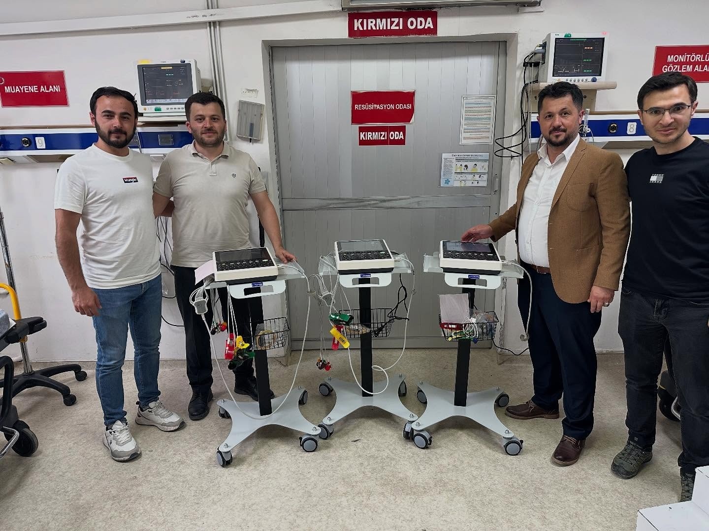 Gerze Devlet Hastanesi’ne 12 kanallı dijital EKG cihazı