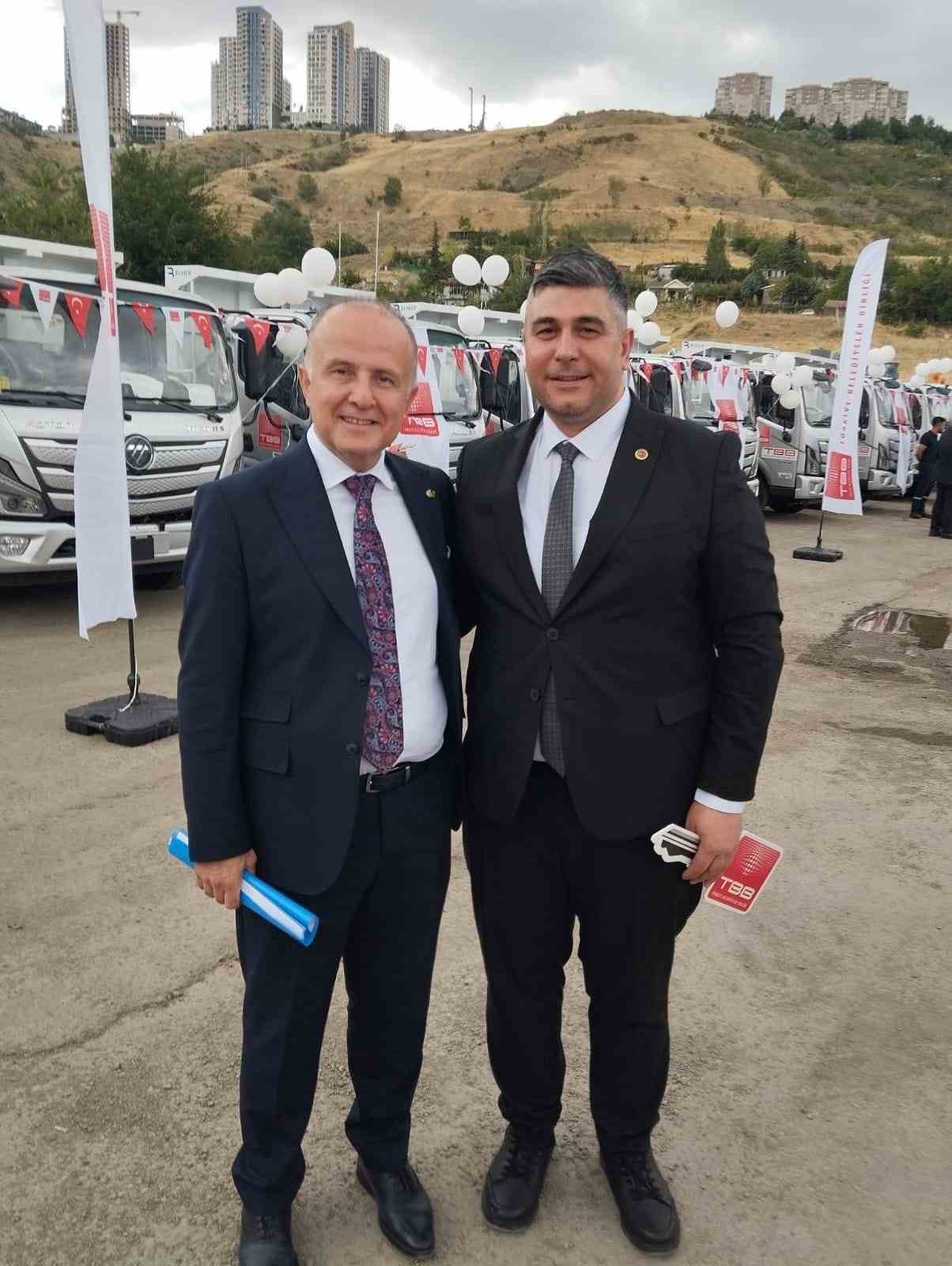 Gökler Beldesi itfaiye filosunu güçlendirdi, hibe araçlar hizmete hazır