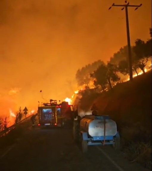 Kocasinan Belediyesi’nden İzmir orman yangınlarına destek