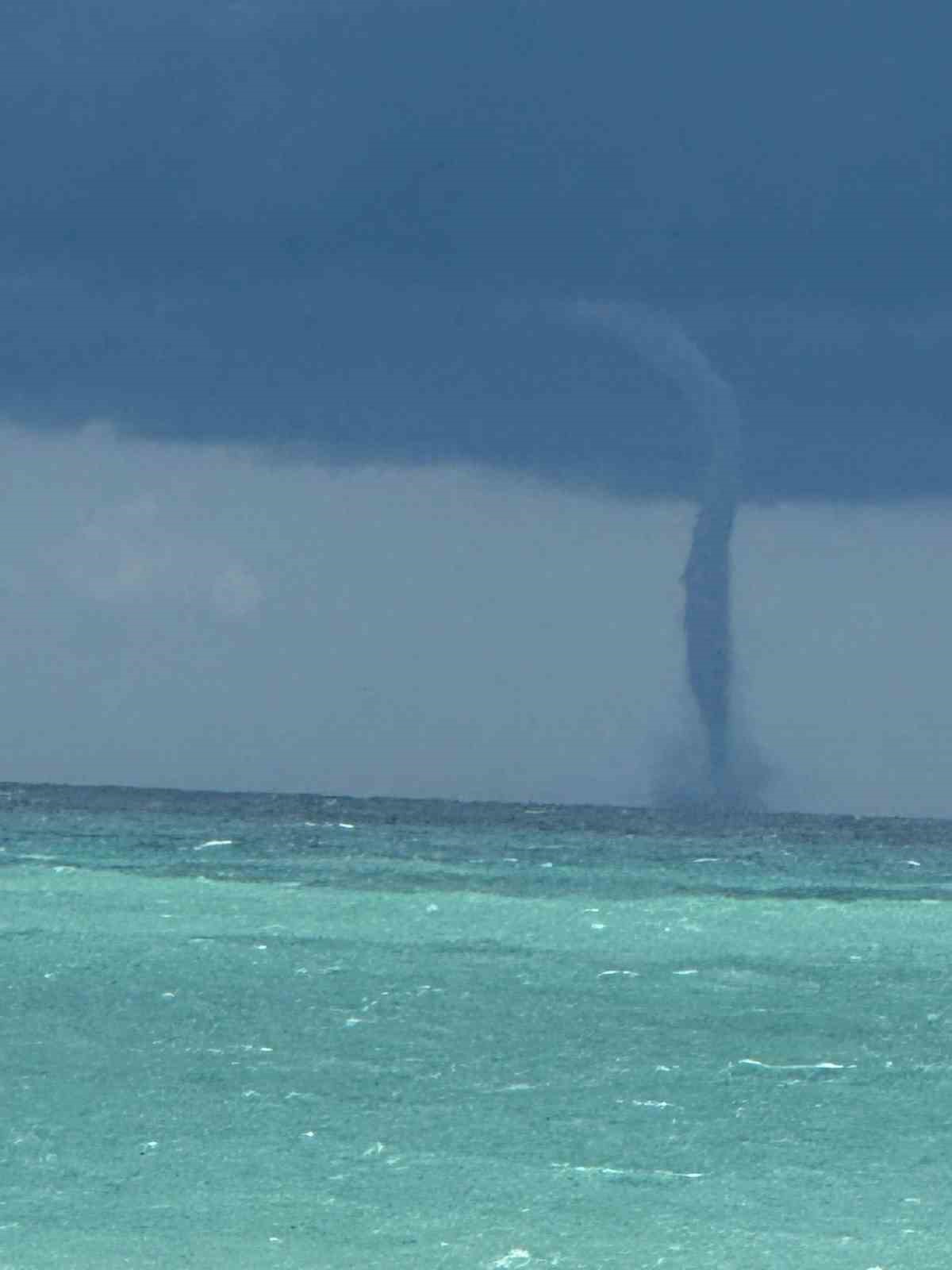 Karadeniz’de oluşan hortum kamerada