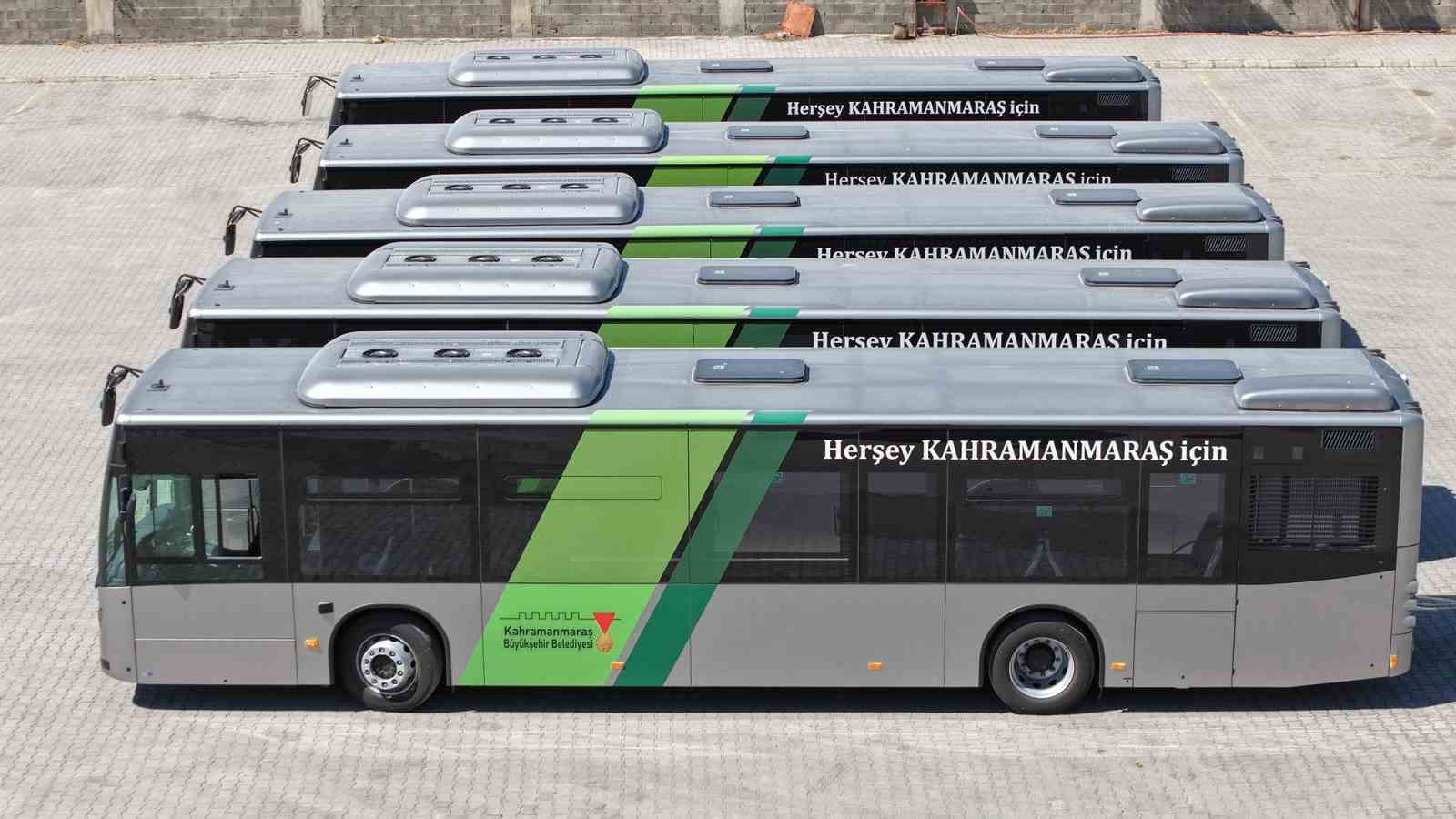 Kahramanmaraş’a 5 yeni otobüs