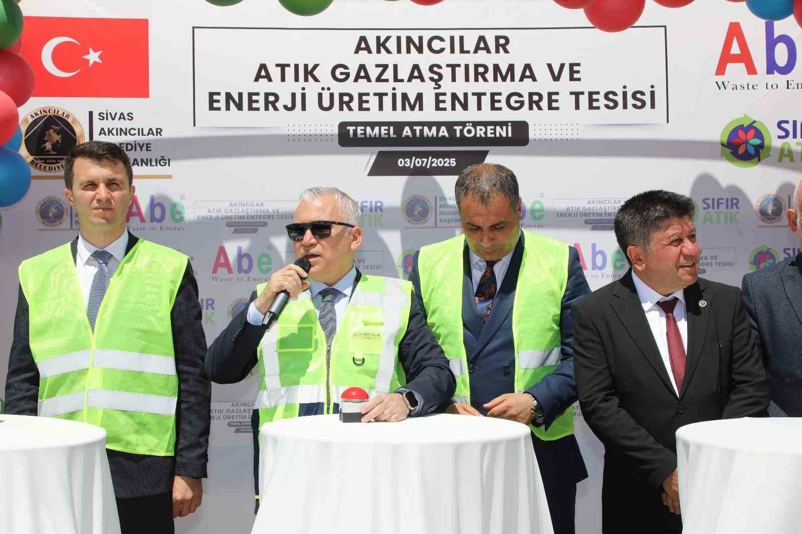 Türkiye’de ilk olacak projenin temeli Sivas’ta atıldı