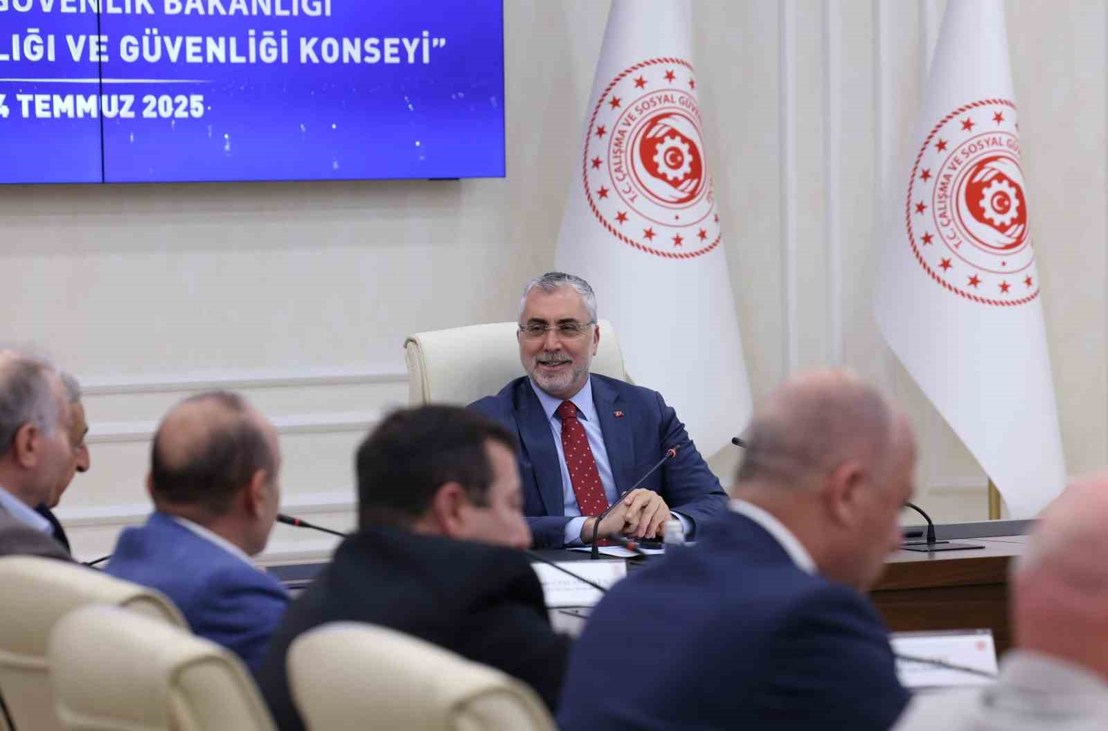 Ulusal İş Sağlığı ve Güvenliği Konseyi, Bakan Işıkhan başkanlığında toplandı