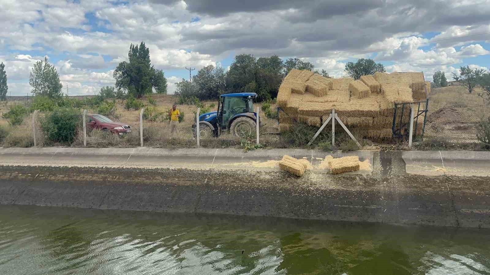 Nevşehir’de 4 kişi römorktan sulama kanalına düştü: 1 kişi kayıp