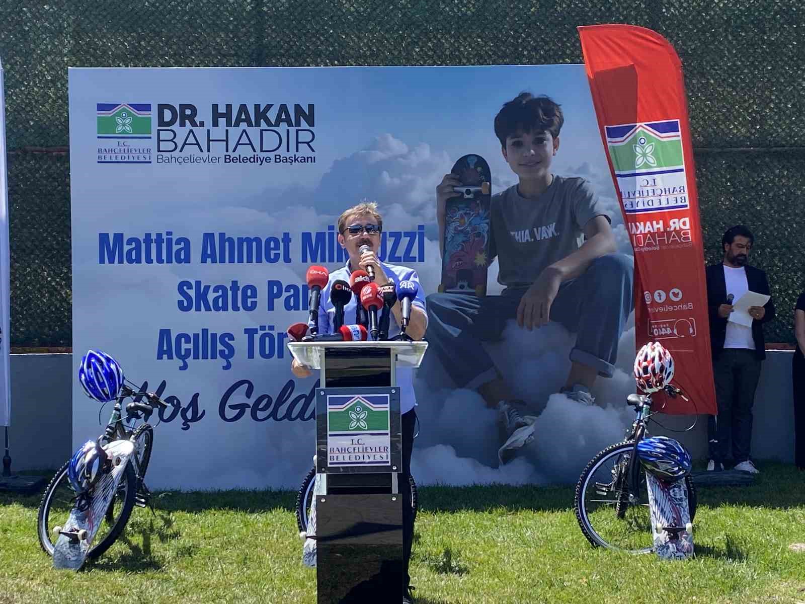 Mattia Ahmet Minguzzi’nin ismi Bahçelievler’de bir parkta yaşatılacak