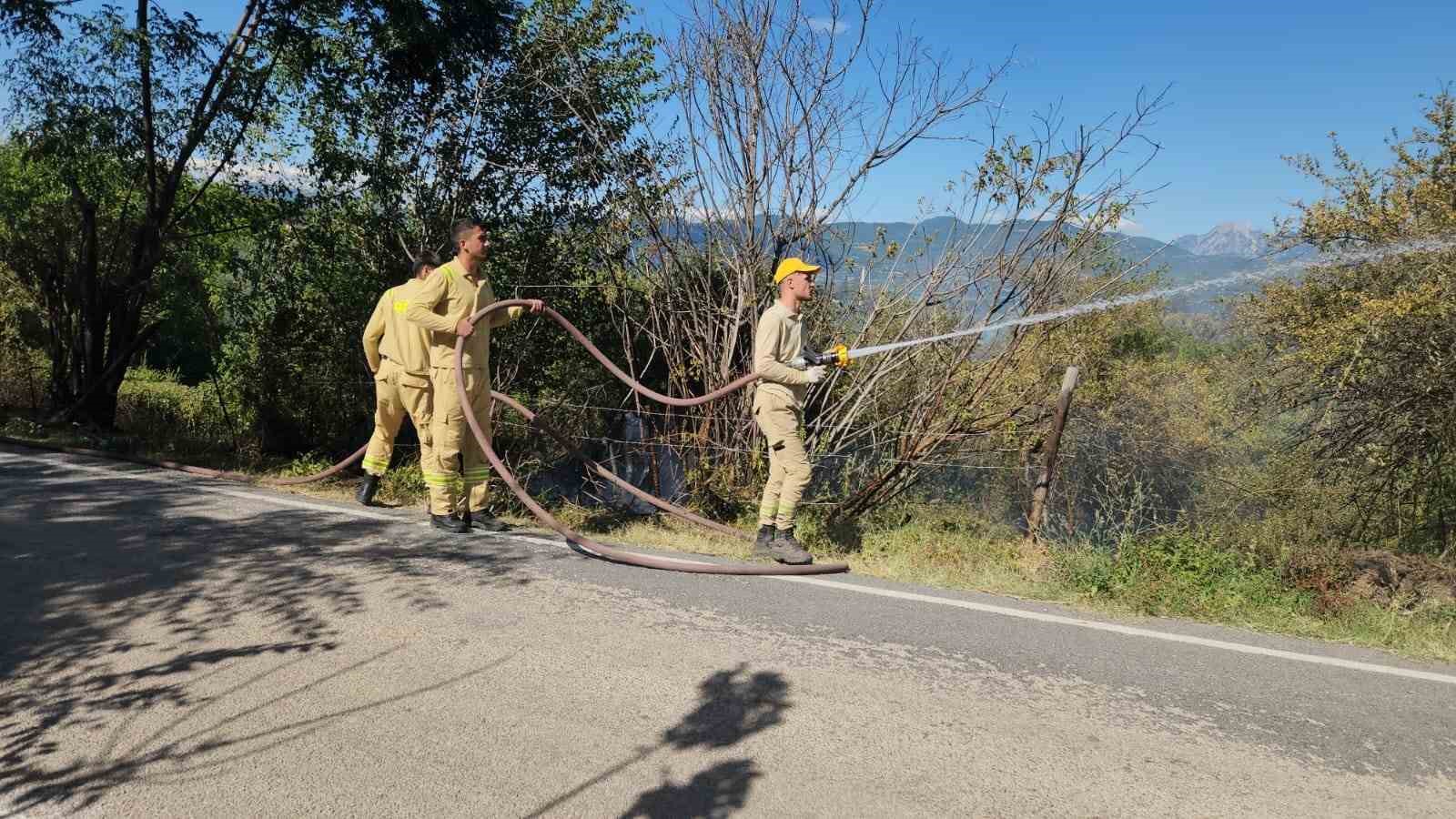 Kahramanmaraş’taki orman yangını söndürüldü
