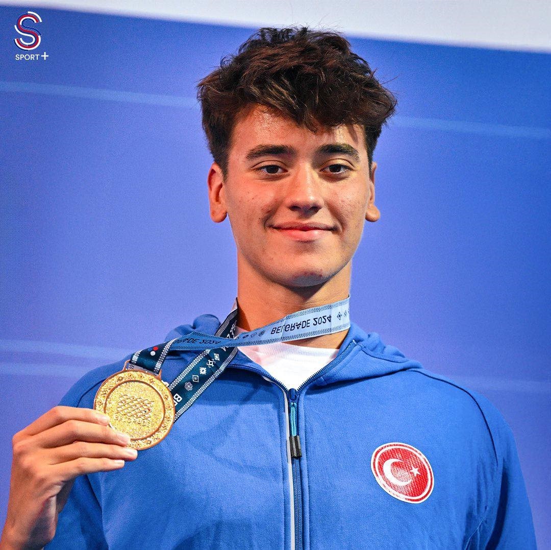 İzmitli yüzücü, Avrupa’da üst üste altın madalya kazandı