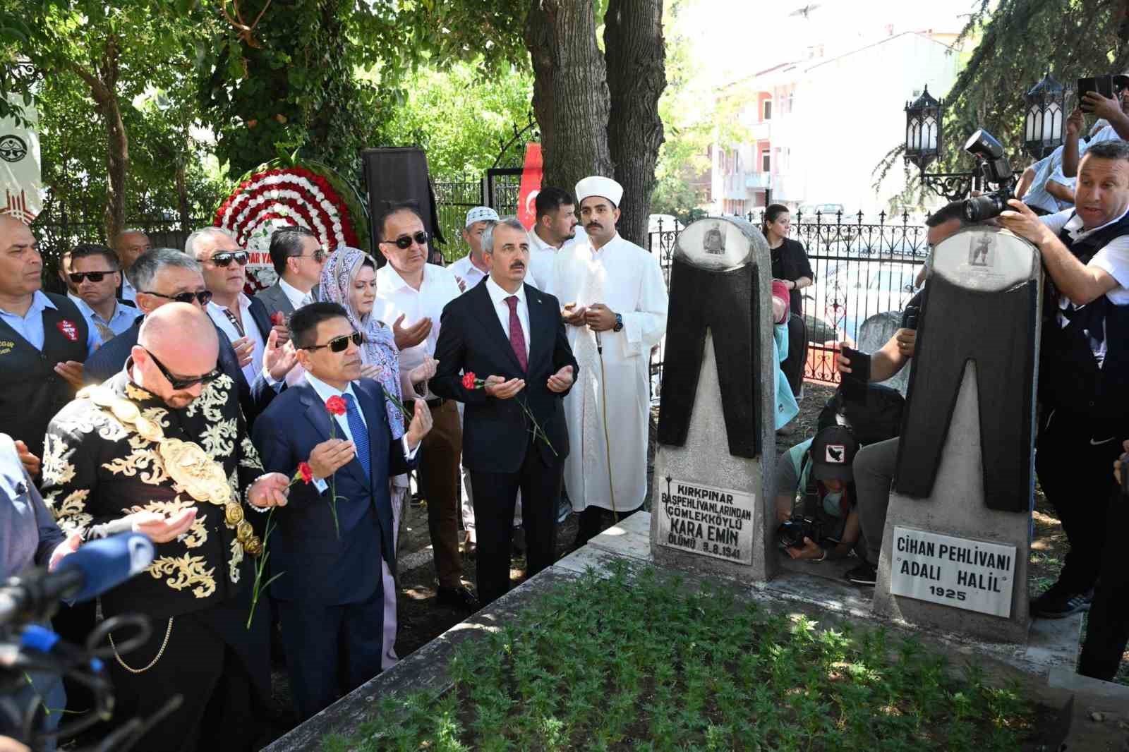 664. Tarihi Kırkpınar Yağlı Güreşleri Ağa Karşılama Töreni düzenlendi