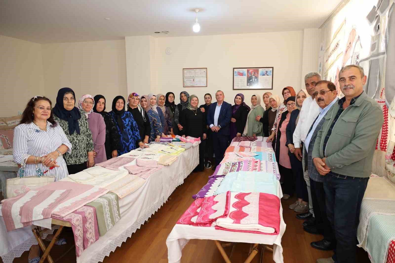 El emeği ürünler bu sergide