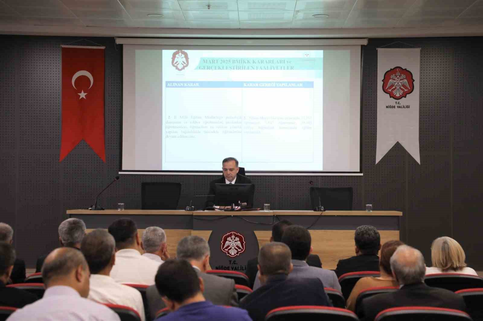 Niğde&rsquo;de bağımlılıkla m&uuml;cadelede işbirliği yapılacak
