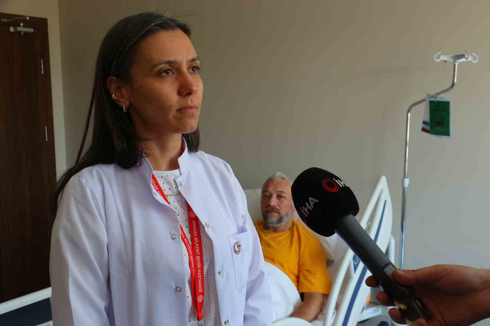 Yara tedavisiyle ayağının kesilmesinden kurtuldu