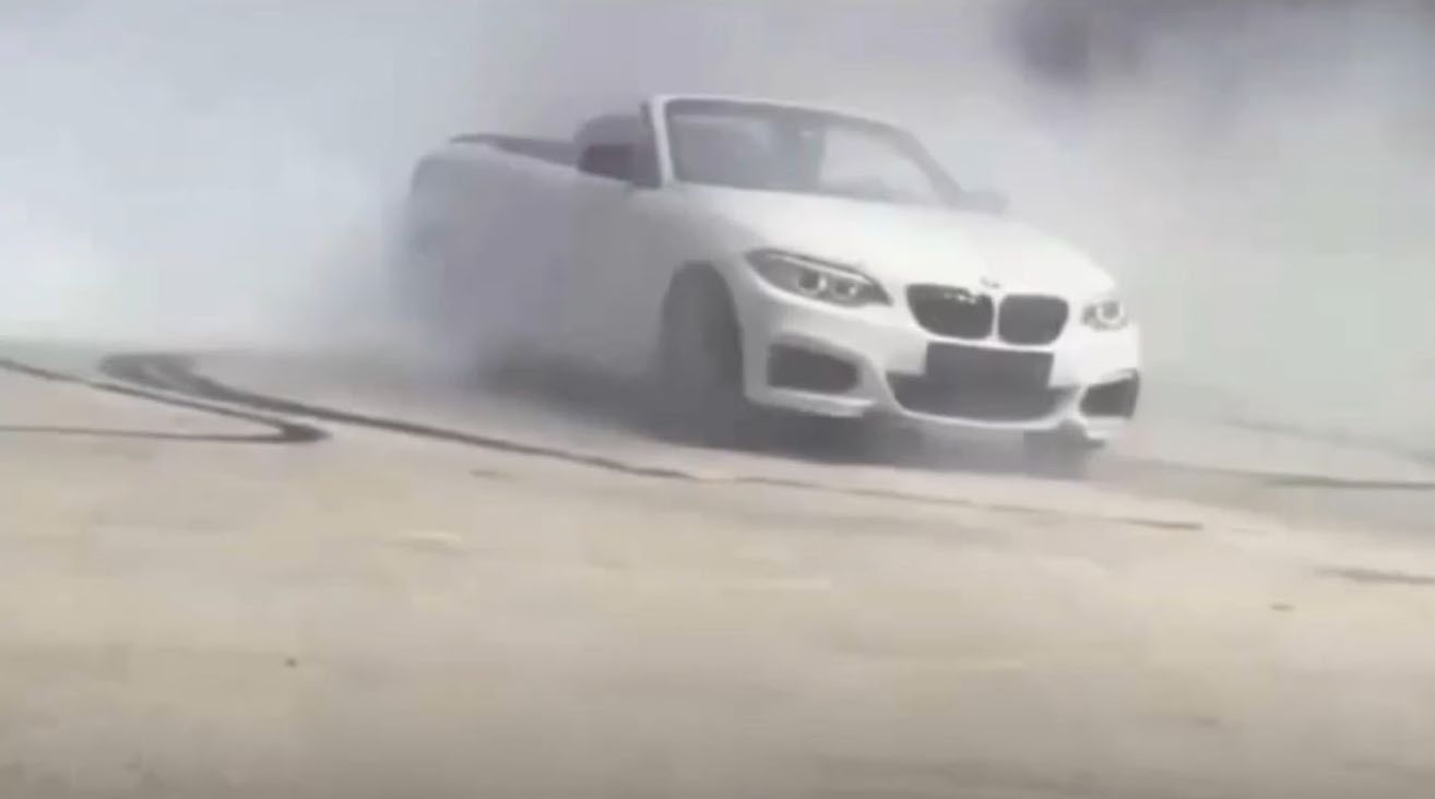 Cadde ortasında drift atan sürücüye 46 bin TL ceza