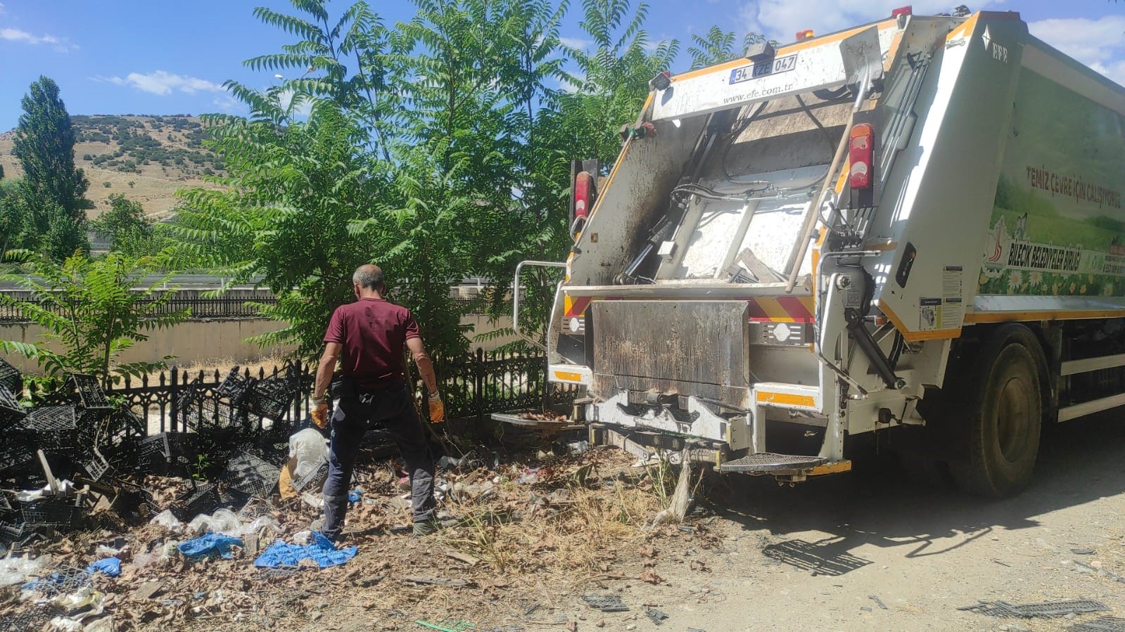 Çevreyi kirletenlere ceza işlemi uygulandı