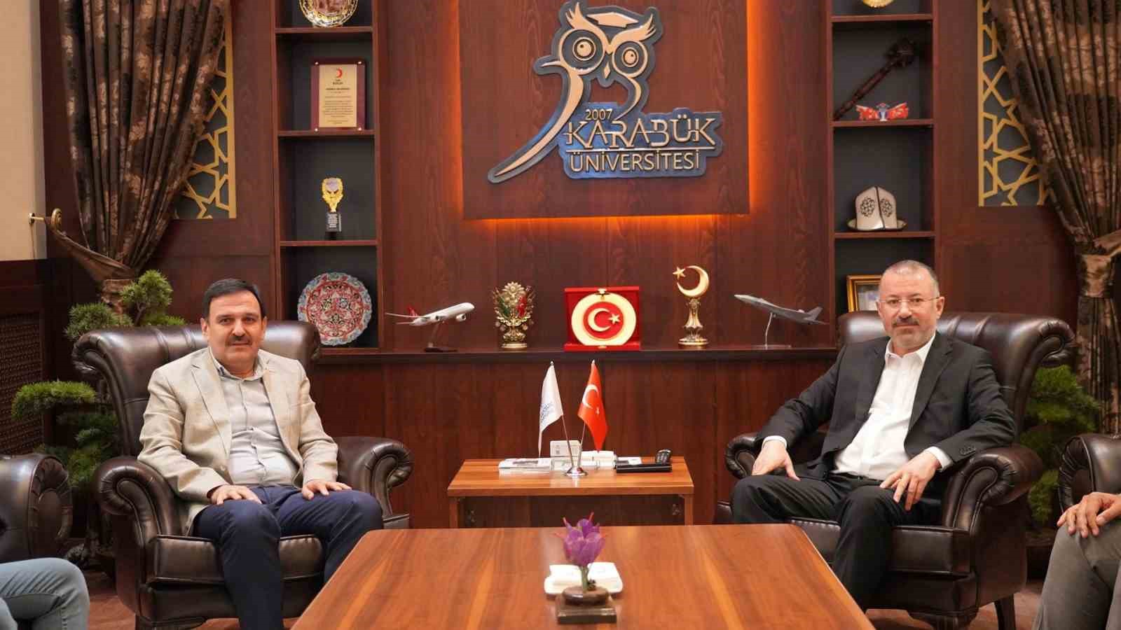 Memur-Sen Karabük Şubesi’nden Rektör Kırışık’a ziyaret