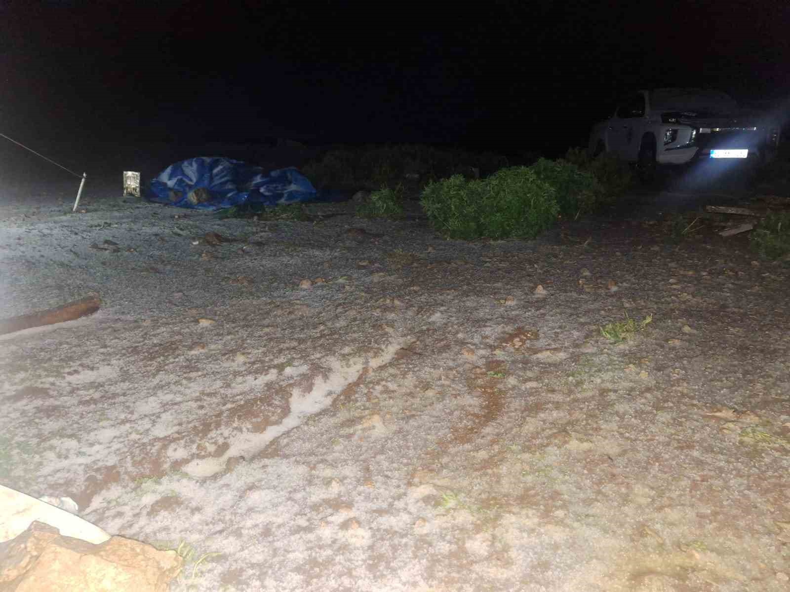 Tunceli’de temmuz ayında kar ve dolu sürprizi