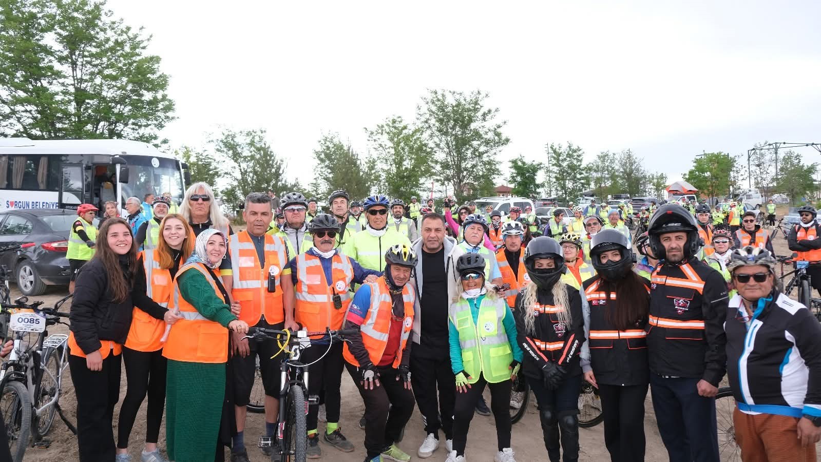 Ülkenin dört bir yanından gelen bisiklet severler Sorgun’daki festivalde buluştu