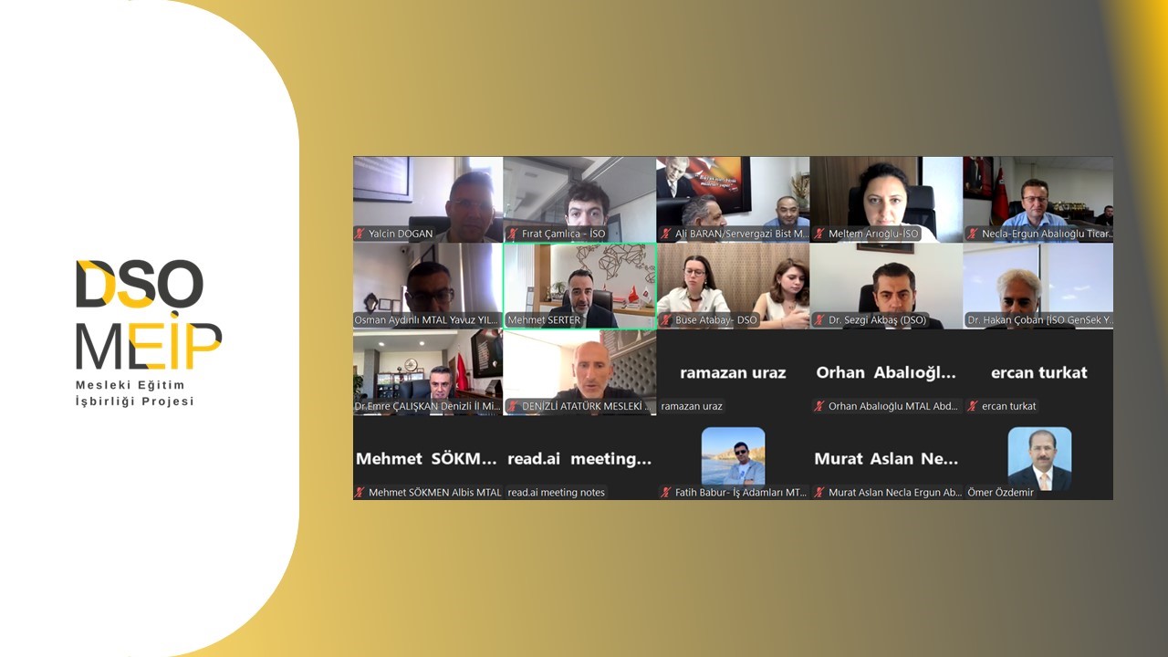 Denizli Sanayi Odasının MEİP projesinde okul yöneticileriyle ilk toplantı yapıldı