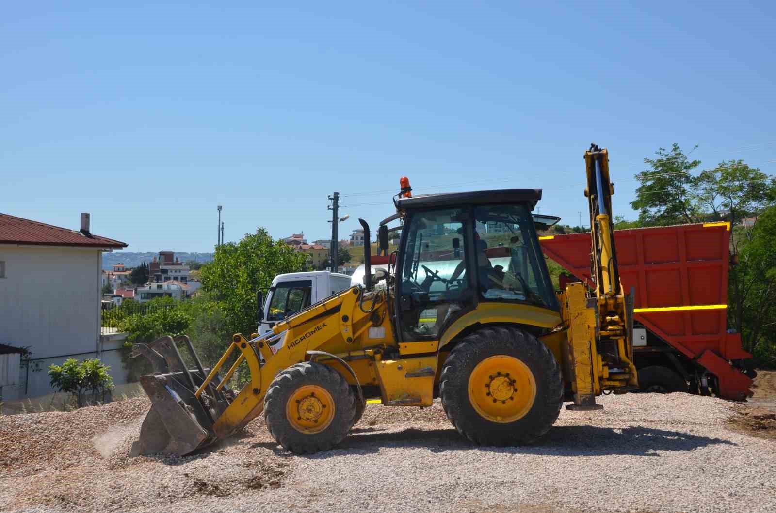 Sinop&rsquo;ta asfalt mesaisi
