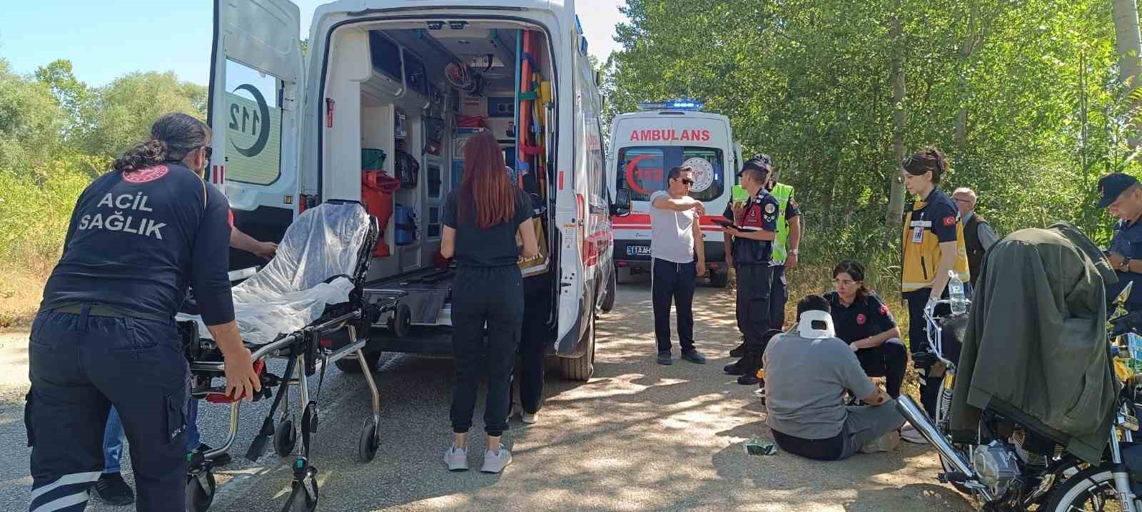 Pazaryeri’nde motosiklet kazası: 1 yaralı